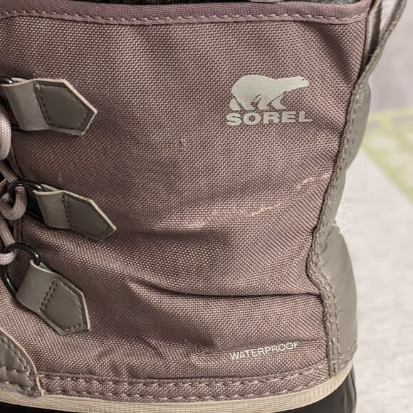 Sorel Winter Snow Boots Size 5 - Grey - Picture 3 of 5